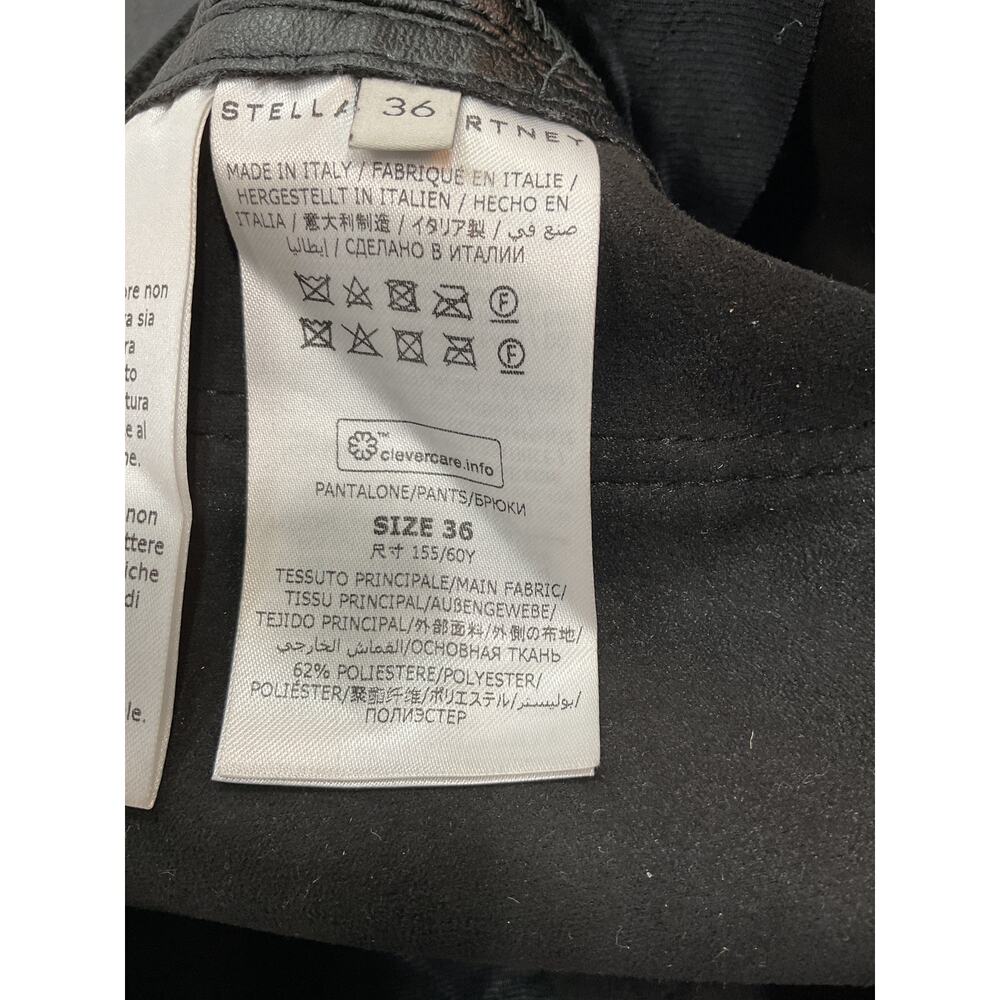 Stella Mccartney Sleek Black Hailey Cropped Trousers Size 36 EU / US 4 - Picture 5 of 5